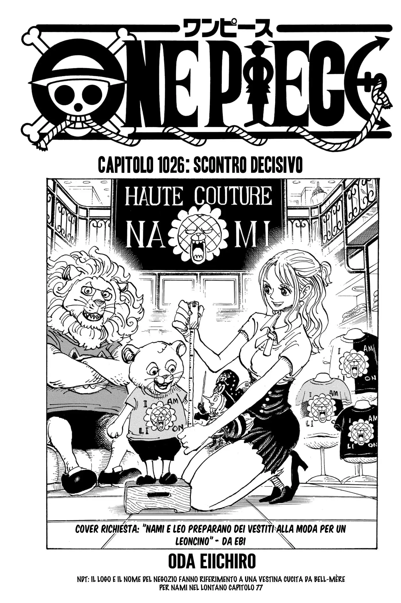 One Piece ITA-Chapter 1026